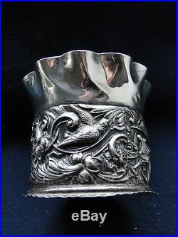 Small Vase, Sterling Silver, Chased And Engraved Marked London 1892