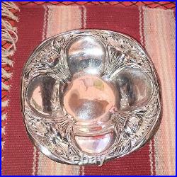 Sterling Decorative Candy Dish by International Silver Co Marked Sterling