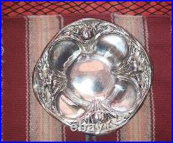 Sterling Decorative Candy Dish by International Silver Co Marked Sterling
