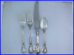 Sterling GORHAM (6) 4pc Place Settings Flatware CHANTILLY 1895 old mark no mono