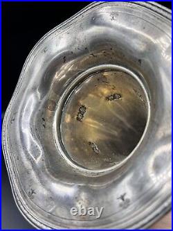 Sterling Silver 10 Trumpet Vase Embossed Flowers 10.5 Oz Weighted Marked A243