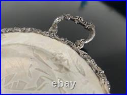 Sterling Silver 18 Long Tray with Handles Eagle Mark 815 grams