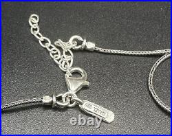 Sterling Silver 925 Artist Marked Stamped Sterling Made in Israel PZ Necklace