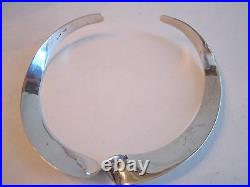Sterling Silver Choker Necklace Marked 925 Mexico 2 Oz