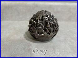 Sterling Silver Jerusalem Old City Sculpture-Marked, 925