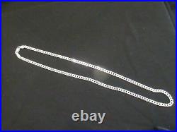 Sterling Silver Link Chain HAN SILVER Italy Marked 18 Inch