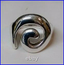 Sterling Silver RLM Artisan Ring Size 5.5 Robert Lee Morris Marked 925 MG