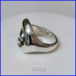 Sterling Silver RLM Artisan Ring Size 5.5 Robert Lee Morris Marked 925 MG