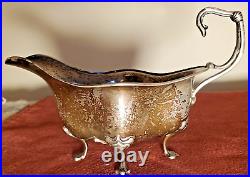 Sterling Silver Server-gravy, Sauce, Antique 1903-monogramed-england, Marked