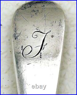 Sterling Silver Serving Spoon Marked Inverness Scotland Donald Fraser c 1800