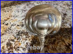 Sterling Silver Soup Ladle Marked Gorham Tuilleries Pattern with Gold Wash Bowl