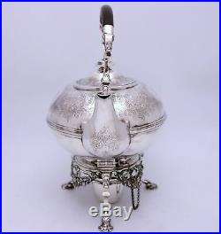 Sterling Silver Tea Kettle by Lambert & Co. London 1902 date mark