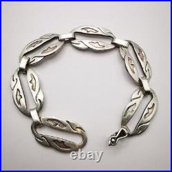 Stylish 925 Sterling Silver Vintage Bracelet Woman Marked 28.84 g Gift
