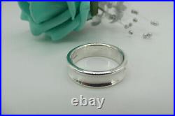 Superb Tiffany & Co Sterling Silver 1836 Concave Ring. Size Y UK Assay marks