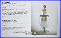 Swiss Solid Silver Spice Salt Pepper Caster w Figural Marked Rehfues Berne c1825