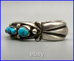 Tantalizing Turquoise and Sterling Silver Mark Chee Bracelet