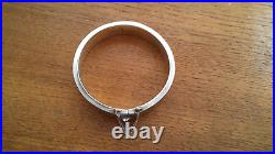 Taxco Mexico Sterling Silver Etched Bangle Bracelet Eagle Marked 29.8 Grams