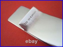 Tiffany & CO. Money Clip 925 Sterling Silver Marked T&CO 1837/ 925 Tiffany & Co