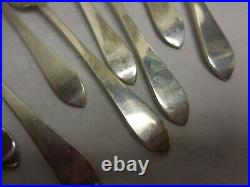 Tiffany & Co Faneuil 1910 Sterling Silver 10 Pastry Forks No Monogram M Mark