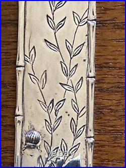 Tiffany & Co Rare Sterling Silver Ladybug Bamboo Book Mark with tiffany blue bag