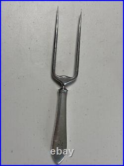 Tiffany & Co. Sterling Silver MARKED Handle Roast Meat Carving/Serving Fork 9.5