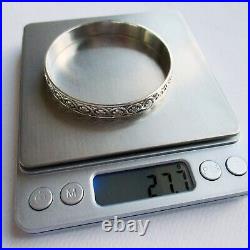 Tiffany & Co. Sterling Silver Makers Mark Bangle Bracelet 26375