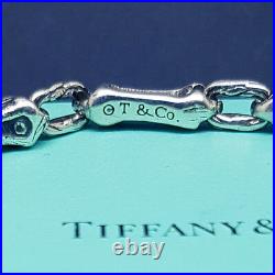 Tiffany & Co. Sterling Silver Vintage Bamboo Bracelet Mint Uk Assay Marked