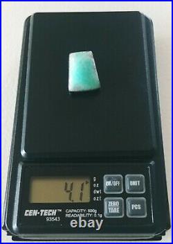 (Two) Turquoise Stone Pendants, On 925 Sterling Mount, Tested & Marked, Preowned