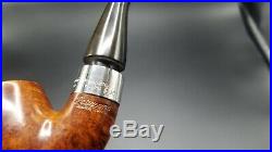 Unsmoked Original Peterson Mark Twain System Sterling Silver Pipe