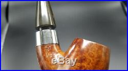 Unsmoked Original Peterson Mark Twain System Sterling Silver Pipe