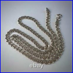 VINTAGE STERLING SILVER 925 Women's Men's Jewelry Chain Necklace Marked 13 Gr