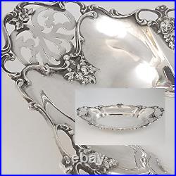 Victorian Gorham Sterling Silver Tray 1880 Date Mark