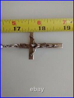 Vintage Catholic Creed Sterling Silver Marked Cfx&Ctr Rosary Miraculous Medal BB