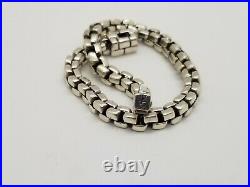 Vintage Classic John Hardy Chain Bracelet Sterling Silver Marked 925 JH