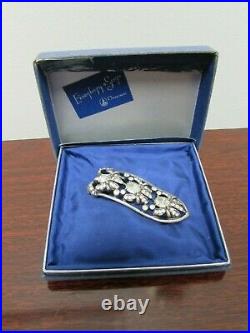 Vintage EISENBERG Marked Pin Brooch With Original Box GUC 1940s