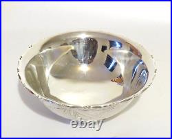 Vintage Early 20th Century Chinese Export Sterling Silver Bowl Marked Wai Kee