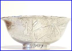 Vintage Early 20th Century Chinese Export Sterling Silver Bowl Marked Wai Kee