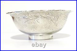 Vintage Early 20th Century Chinese Export Sterling Silver Bowl Marked Wai Kee