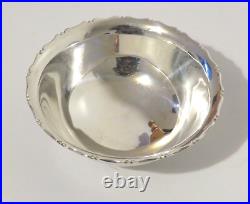 Vintage Early 20th Century Chinese Export Sterling Silver Bowl Marked Wai Kee