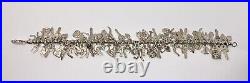 Vintage Marked Italy 925 Sterling Silver Multiple Charm Bracelet Heart's & More