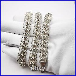 Vintage Men's Chain Necklace Sterling Silver 925 Jewelry Marked 80 gr