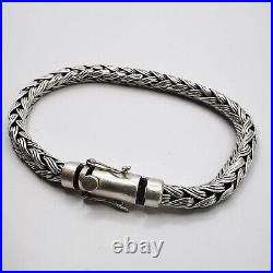 Vintage Men's Chic Bracelet Chain Sterling Silver 925 Fine jewelry Marked 29.29g