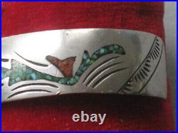 Vintage Navajo Sterling Silver Bracelet Marked HC for Hyson Craig