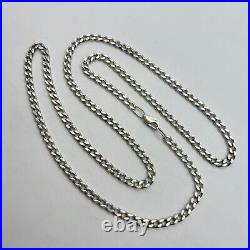 Vintage Necklace 925 Sterling Silver Women's Men's Jewelry Chain Marked 22.4 gr