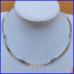 Vintage Nils Erik Denmark NE FROM Sterling Silver 925 Marked Necklace