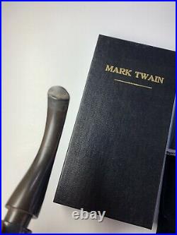 Vintage Peterson Rustic Mark Twain Smoking Pipe Sterling Silver Inbox Ireland