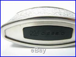 Vintage Rare Kw Classic Lighter Sterling Silver Marked 935 Engraved Decorated