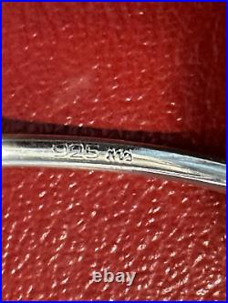 Vintage Sleek Sterling Silver 3 Interlocked Bangle Bracelets Maker Marked 925 MA