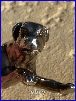 Vintage Sterling Silver. 925 Pointer Hunting Dog Figurine 4 Marked