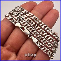 Vintage Sterling Silver 925 Women's Men's Jewelry Chain Necklace Marked 14 gr